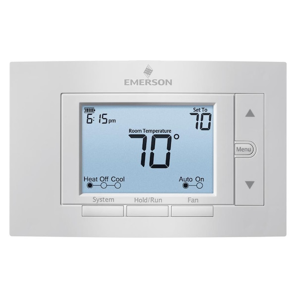 King Electric Thermostat, Programmable Electronic Low Volt 2 Stage W/ Heat/Cool 1F85U-22PR - main